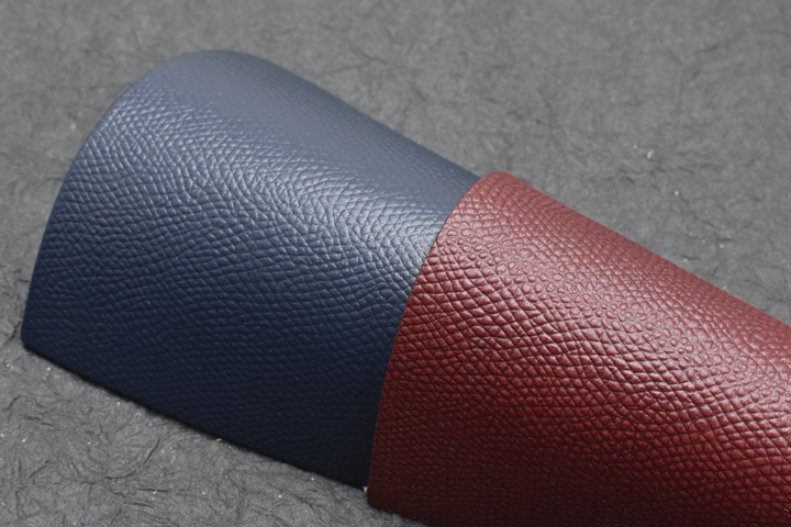 シェルコードバン×型押しイングリッシュブライドル革小物シリーズ