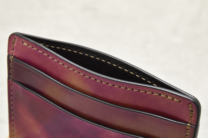 シェルコードバン（マーブル）を使用した革小物について 1 | WILDSWANS