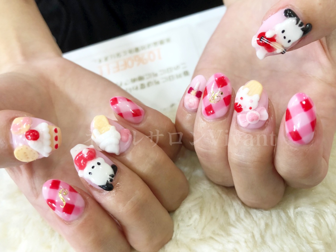 キャラクター3Dネイルのオーダーについて＆キャラクターネイル｜香川県