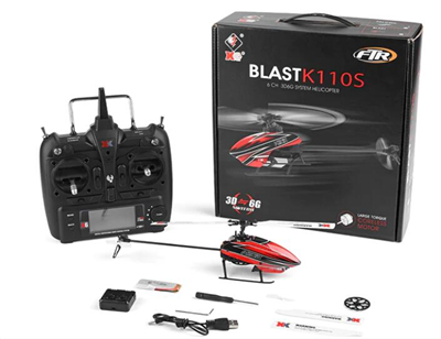 Wltoys XK K110S RC HelicopterXK K110S 2.4G 6CH 3D 6G System