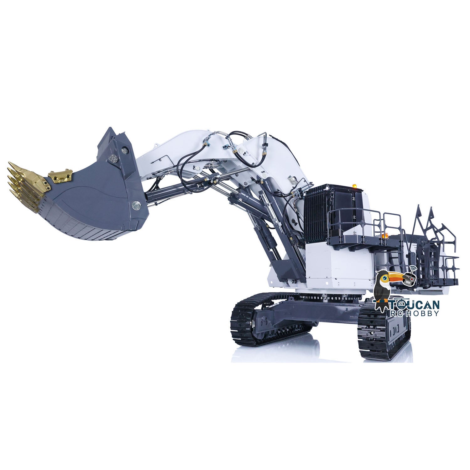 1/14 LESU AOUE 9150 RC Hydraulic Double Pump Excavator Light