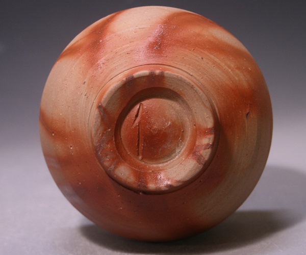 伊勢崎 満 作 「備前緋襷茶碗」 ～備前焼専門卸小売店 川口陶楽苑～