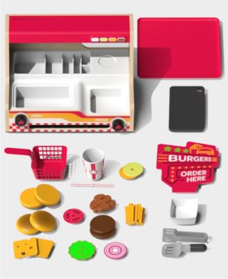 Geoffrey's Toy Box Grill Fry Burger Counter Playset – Toys
