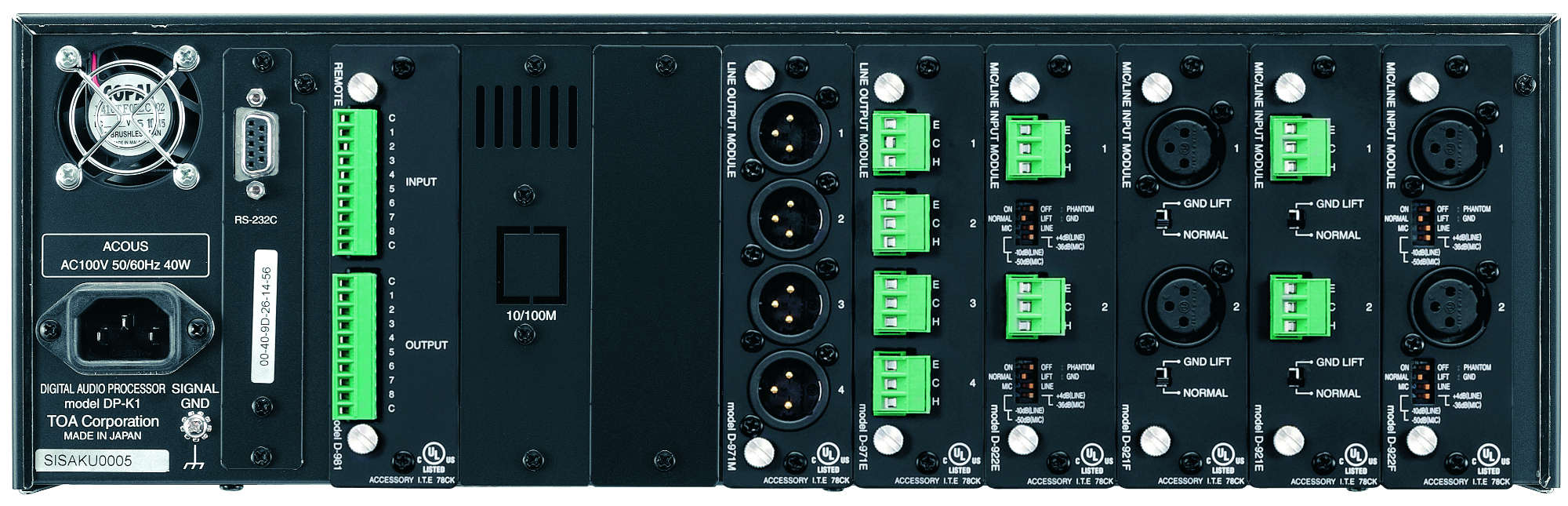 デジタルオーディオプロセッサー (DP-K1) | TOA株式会社