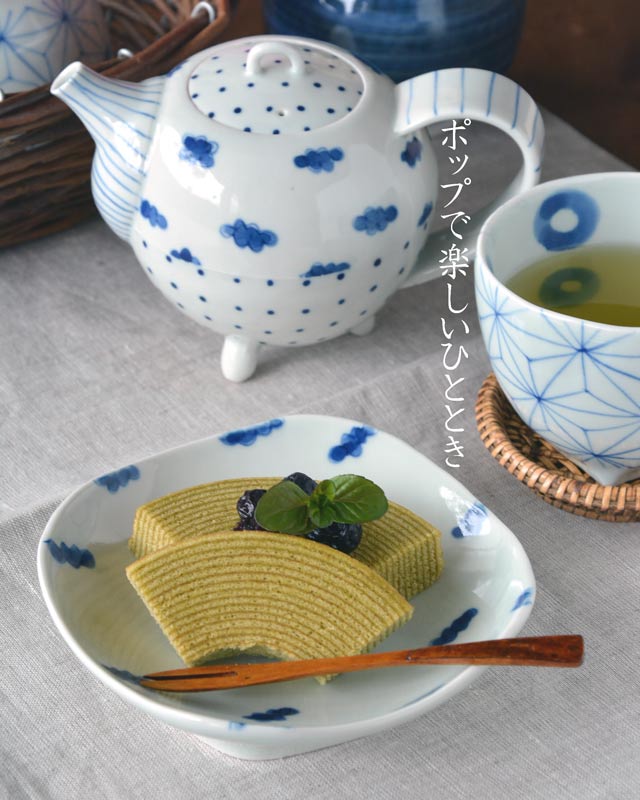 砥部焼の和食器 スギウラ工房の取皿【砥部工房 からくさ】