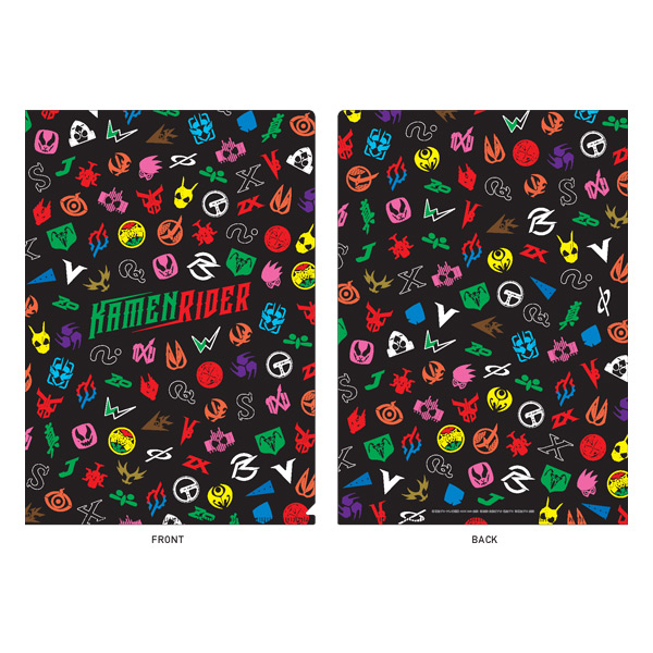 オールライダークレスト ホログラムクリアファイル【仮面ライダー