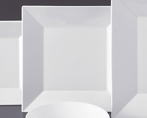 ホワイトスクエアー30cm四角皿(正角皿 Lサイズ)|食器通販の陶磁庵