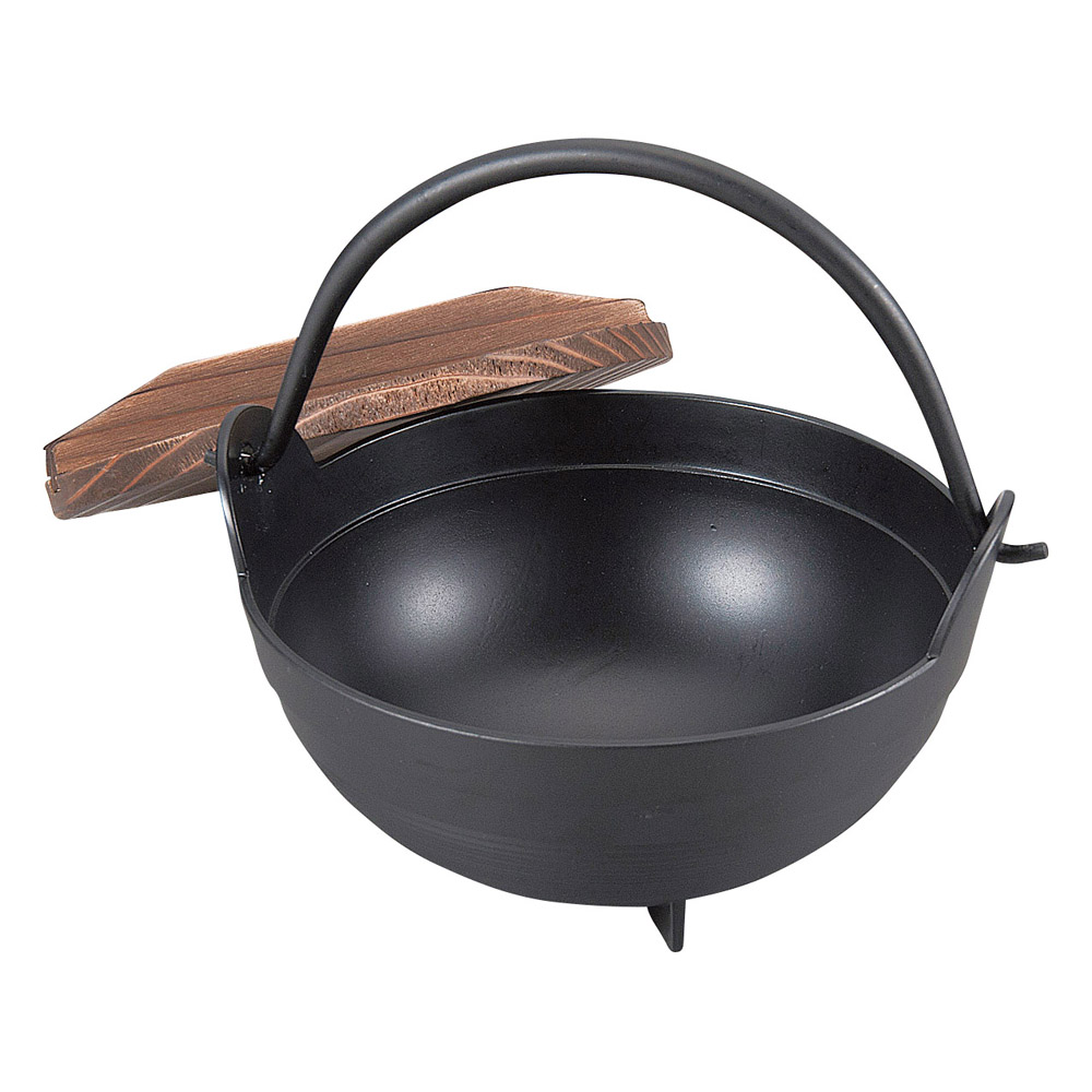 AL］アルミふるさと鍋内段付18cm 鍋のみ(耐熱食器・耐熱調理,卓上