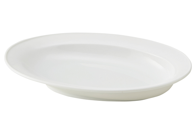 カレー専用皿 白(洋食器,その他形状の皿)|食器通販の陶磁庵