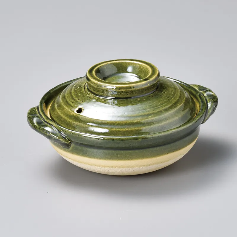 天目5.5号鍋(土鍋 5号 (1人用サイズ))|食器通販の陶磁庵