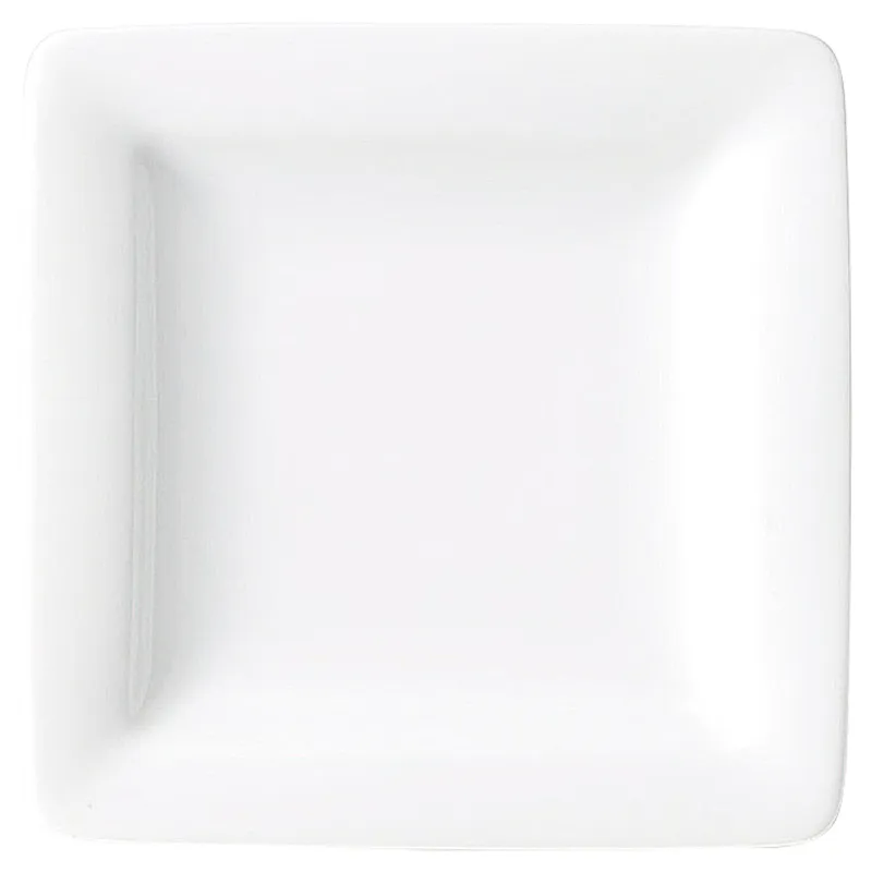 スクウェアホワイト18cm深皿(正角皿 Mサイズ)|食器通販の陶磁庵