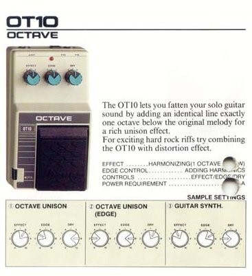 TONEHOME - the World of Vintage Guitar Effects Pedals - OT10 Octave