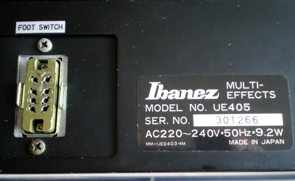 TONEHOME - the World of Vintage Guitar Effects Pedals - UE 405