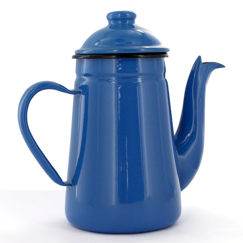 Kalita カリタ コーヒー達人・ペリカン 1L BL ブルー ホーロー製ポット