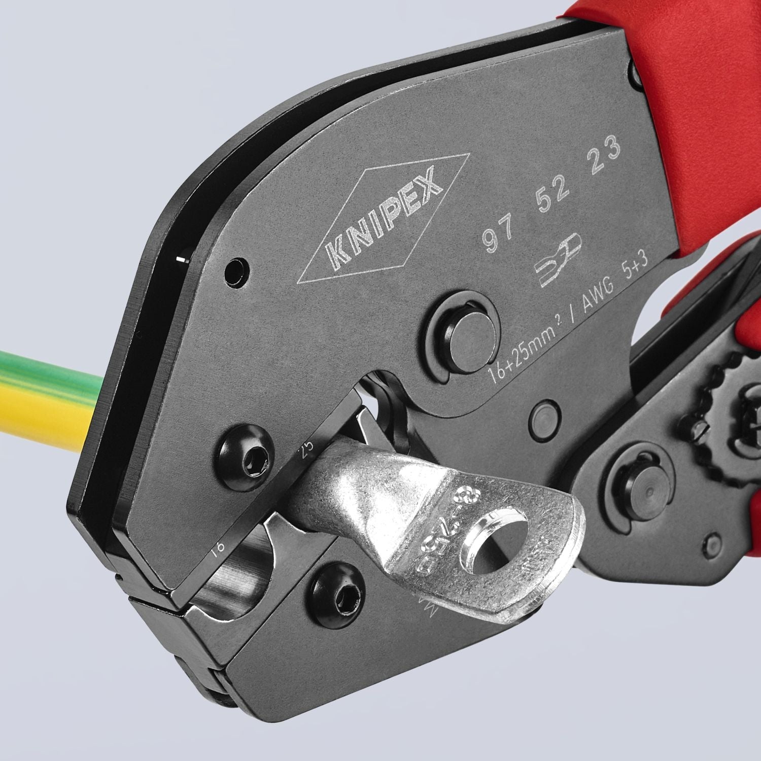Knipex 97 52 23 Crimping Pliers For Non-Insulated terminals and