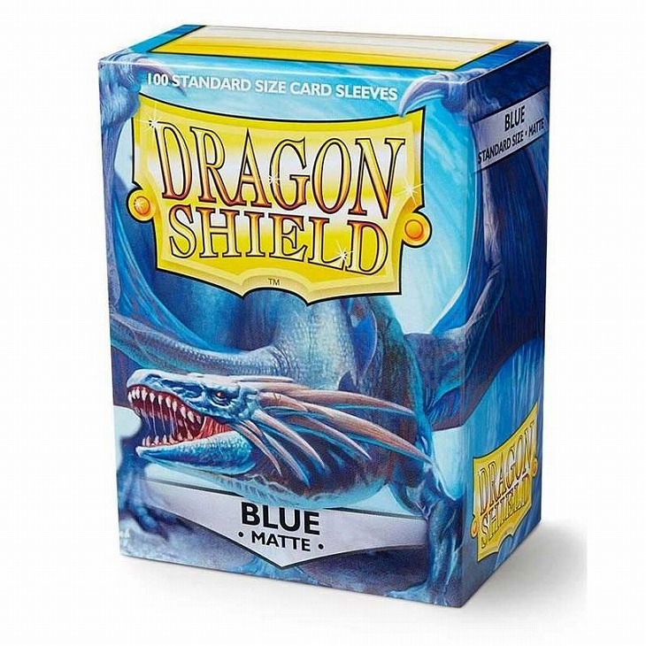 ドラゴンシールド スリーブマット スタンダードサイズ）ブルー 100枚入
