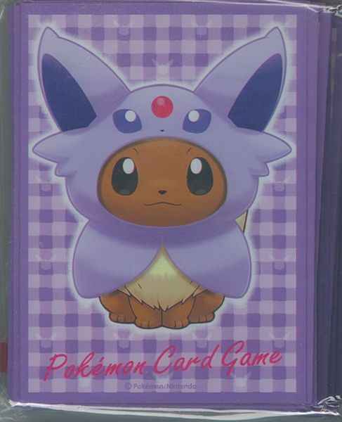 ポンチョを着たイーブイ スリーブ ブラッキー 進化形のポケモンたちの