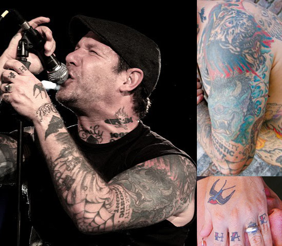 Agnostic Frontのタトゥー | TATTOO GIG | 有名人のタトゥー画像