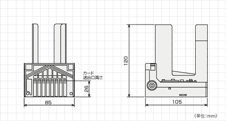 カード搬送ユニット DOC-1010/1020 | 高見沢サイバネティックス