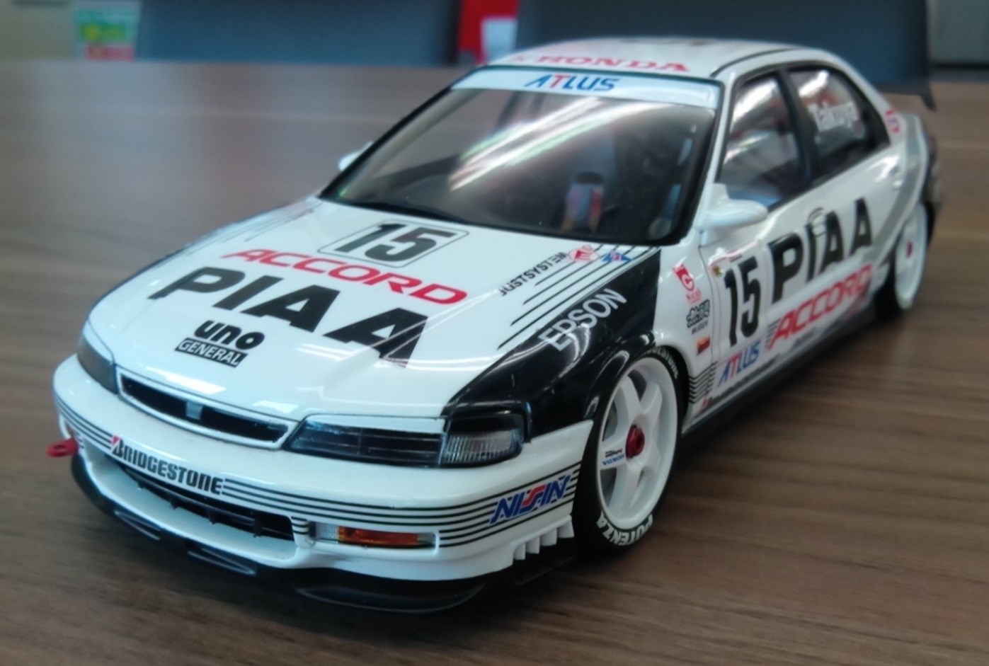 JTCC PIAAアコードのプラモデル( ಠωಠ) | 店舗おススメ情報 | タイヤ