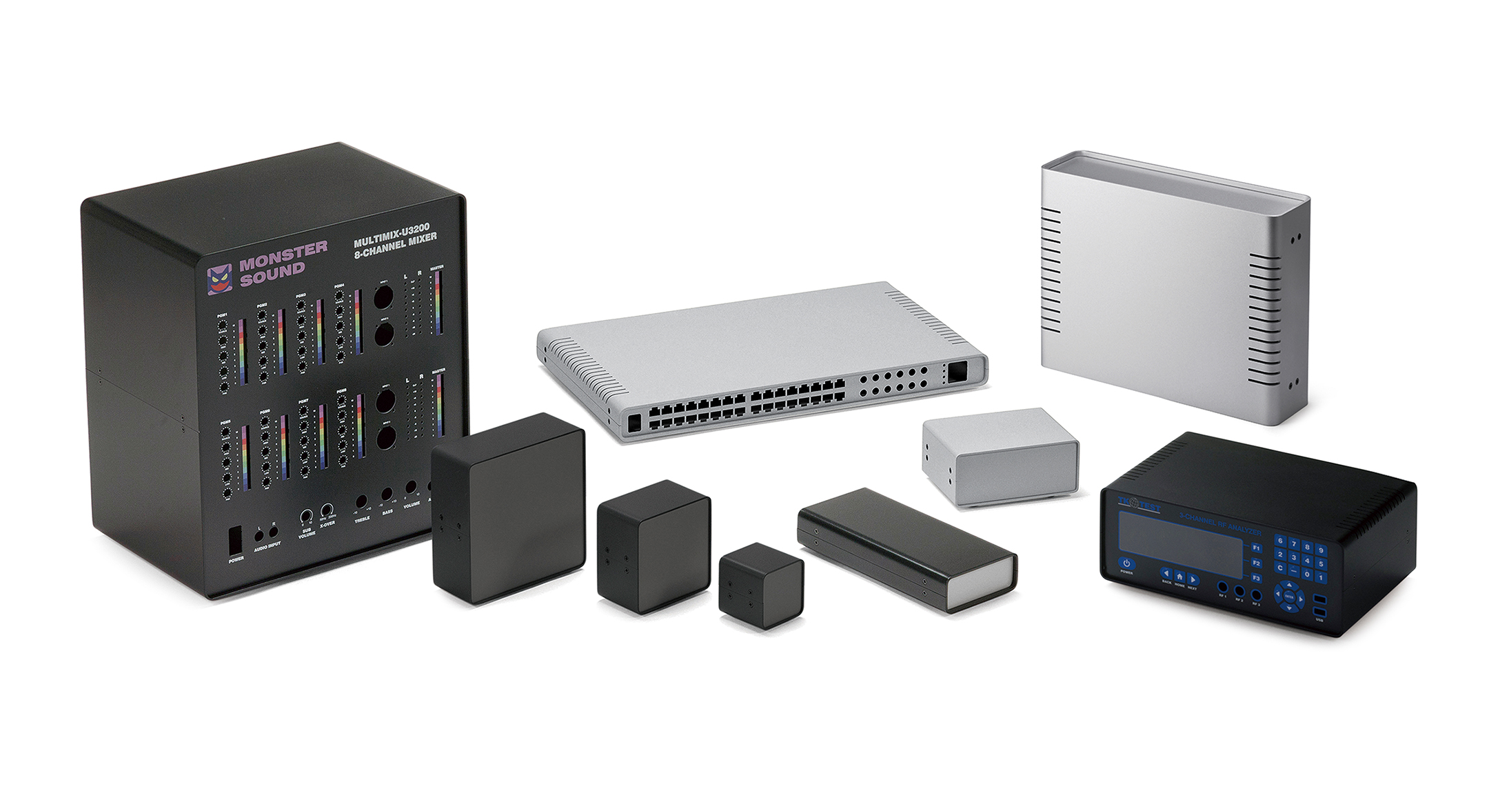 フリーサイズアルミケース UCSシリーズ | 製品情報 | タカチ電機工業