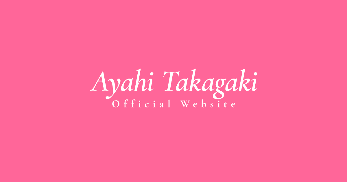 Information｜高垣彩陽 Official Website