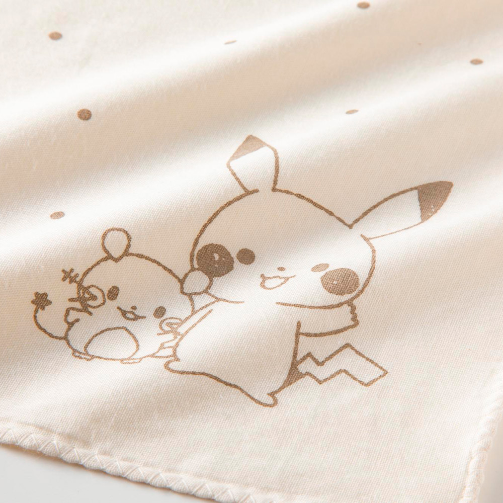 モンポケ オーガニック日本製ガーゼハンカチ3P（勢揃い） | 商品詳細