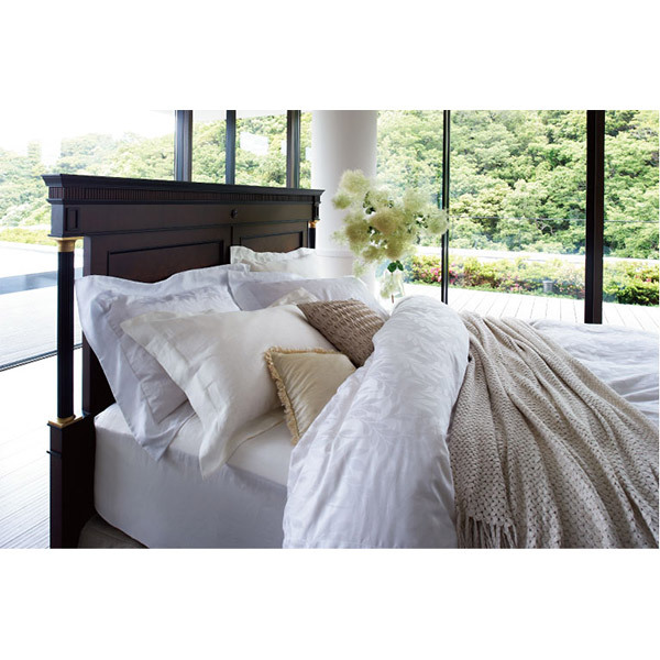 ベーシック シリーズ］ボックスシーツ（マチ厚さ35cm）アイボリー