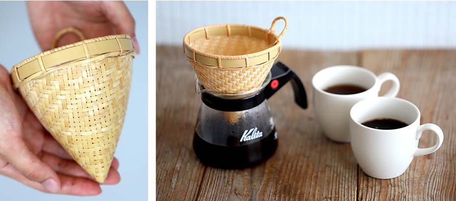 竹網代編みコーヒードリッパー| 虎斑竹専門店 竹虎