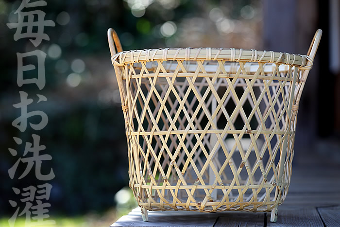 お一人様の脱衣籠 | 虎斑竹専門店 竹虎