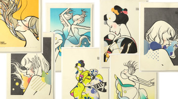 作品企画 浮世絵木版画「いまうきよえ」カンバラクニエ氏と木版画化