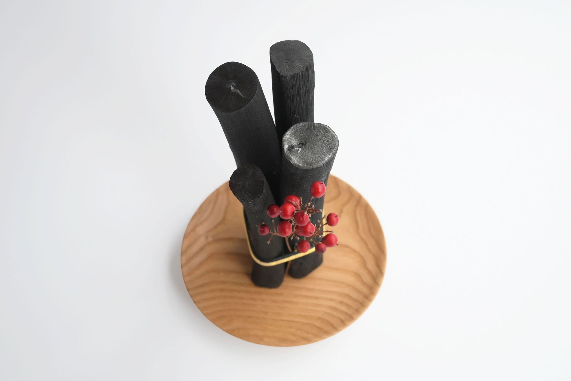 円 / 栗 [備長炭オブジェ] /銀座紀州備長炭ショップ 掌 オンラインショップ