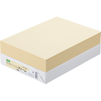 たのめーる】TANOSEE αエコカラーペーパーII A4 クリーム 1冊(500枚)の通販