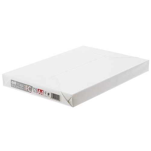 たのめーる】TANOSEE αエコペーパー タイプFC A4 特厚口 128g 1セット
