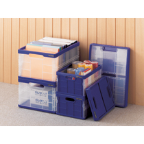 たのめーる】ナカバヤシ フレックスコンテナ ミニ ブルー CFC-301B 1個