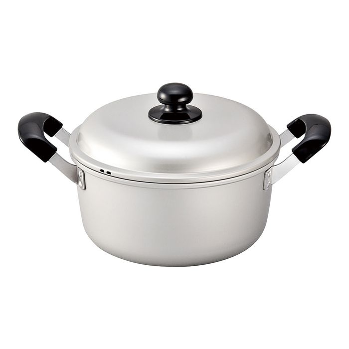 北陸アルミニウム シルビー 両手鍋 20cm [シルバー] (鍋) 価格比較