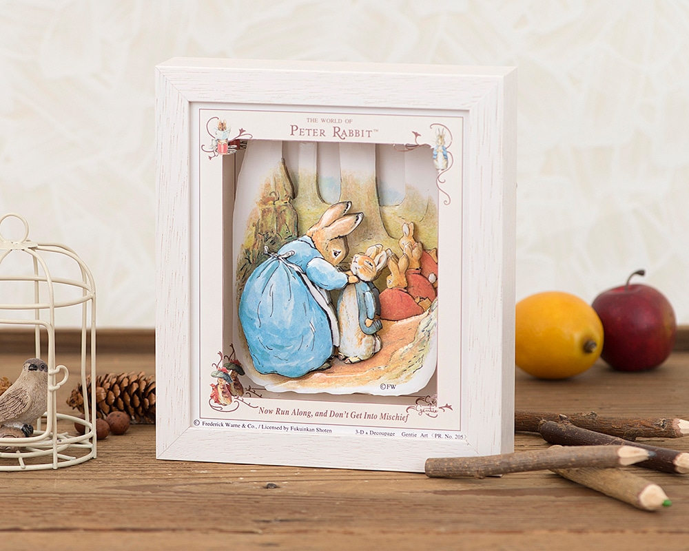 シャドーボックス通信講座】ピーターラビットのシャドーボックス