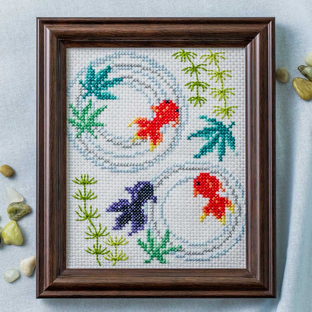 クロスステッチキット［夏涼み］: キット｜手づくりタウン by 日本