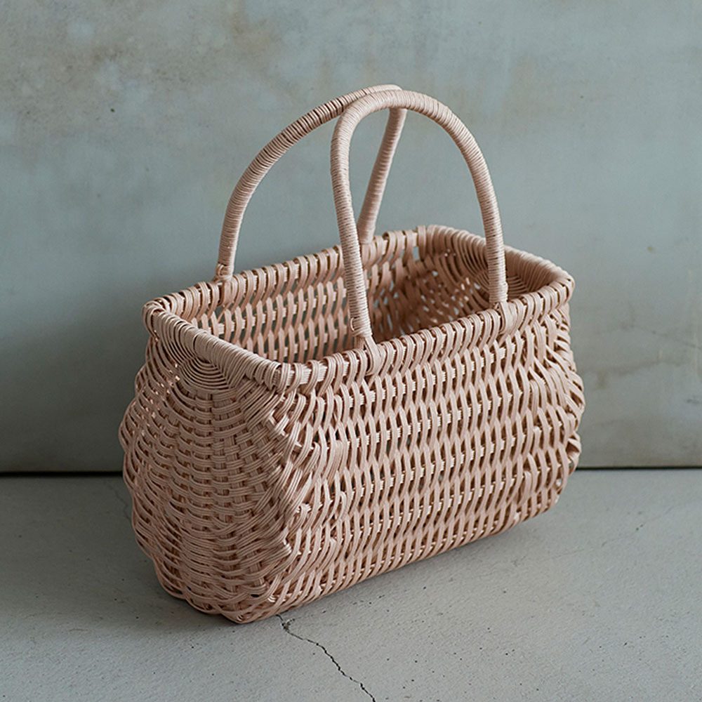 古木明美さんの 紙バンドで作る ポーランド風のマルシェかご: キット