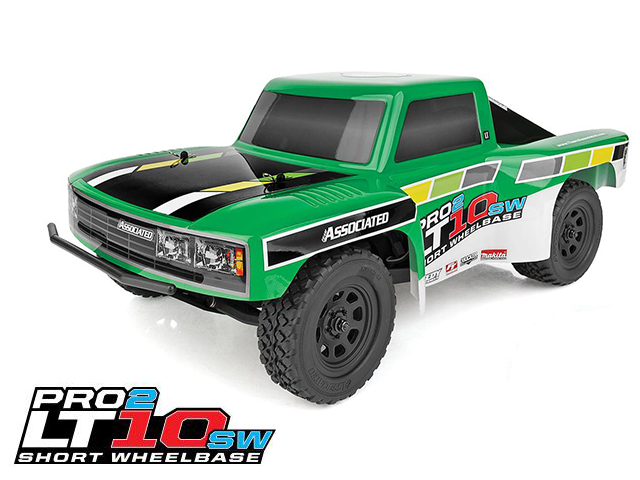 AS70023 Pro2 LT10SW SCトラック RTR・グリーン【工場組立完成済み