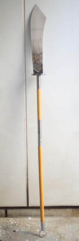 カンフー武具・ジュラルミン製朴刀 連結タイプ 【専用袋付属】 - 横浜