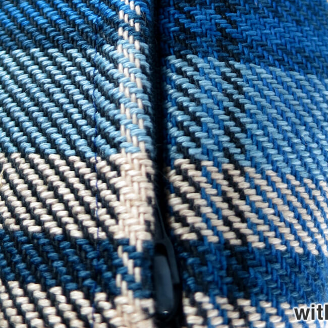 BrookHill ラルフローレン クッションカバー インディゴチェック 50