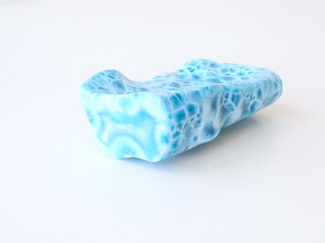 RA0373 ☆プレミアム☆ ラリマー 原石（ポリッシュ） 352．7g