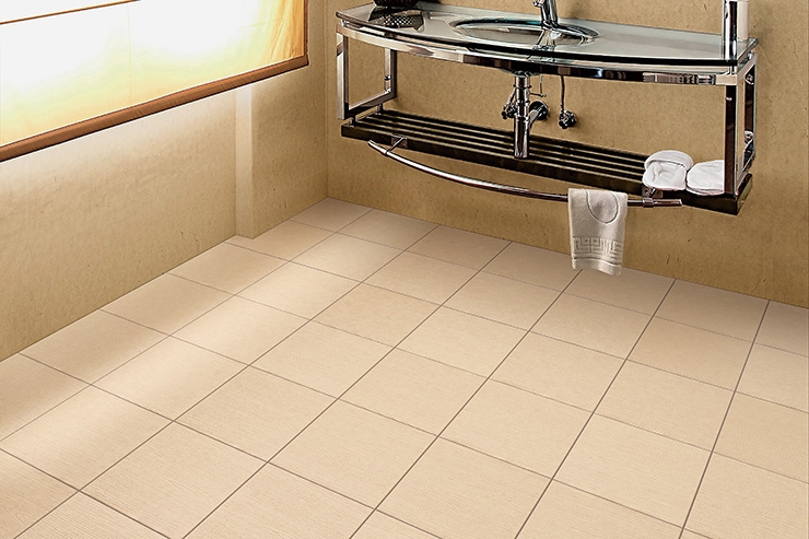 リクシル(INAX) 床タイル サーモタイル ヒノキ 300mm角平(内床・壁