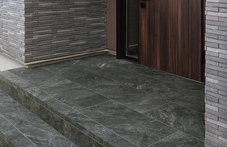 リクシル(INAX) 役物タイル ベスパ 300×100mm角垂れ付き段鼻(接着