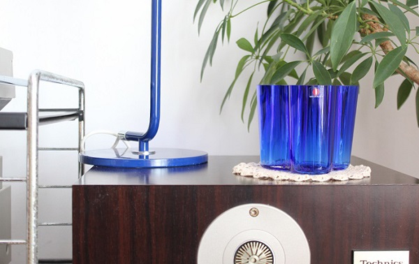 iittala イッタラ Alvar Aalto / Vase H 95mm(コバルトブルー)