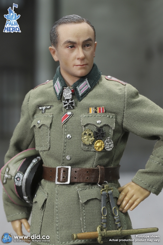 Otto Carius - WWII German Panzer Commander - DID 1/12 Scale Figure