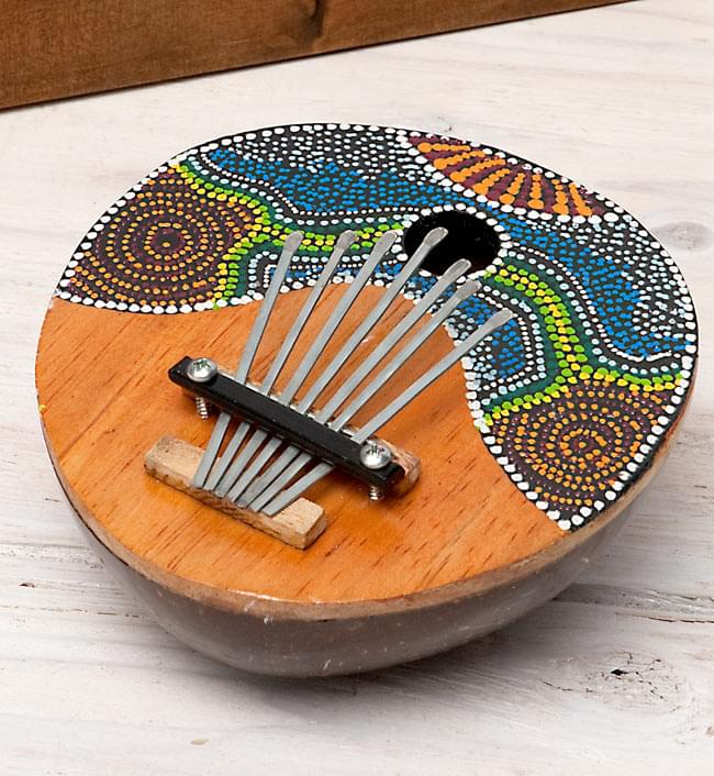 7弦ココナッツカリンバ 【青海・緑道柄】 の通販 - TIRAKITA.COM