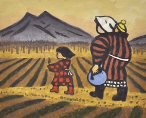 農村の原風景」飯野農夫也版画展(平成23年6月22日～8月31日)｜筑波銀行