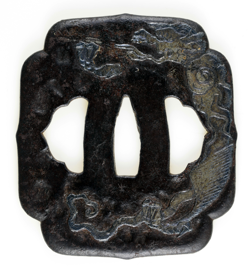 鐔 後代甚吾 雲龍図[B00211]｜刀剣や刀の販売なら日本刀販売専門店